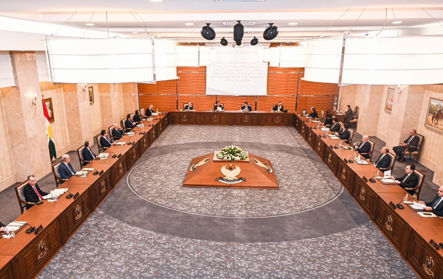 کۆبوونەوەیەکی ئەنجوومەنی وەزیرانی هەرێمی کوردستان