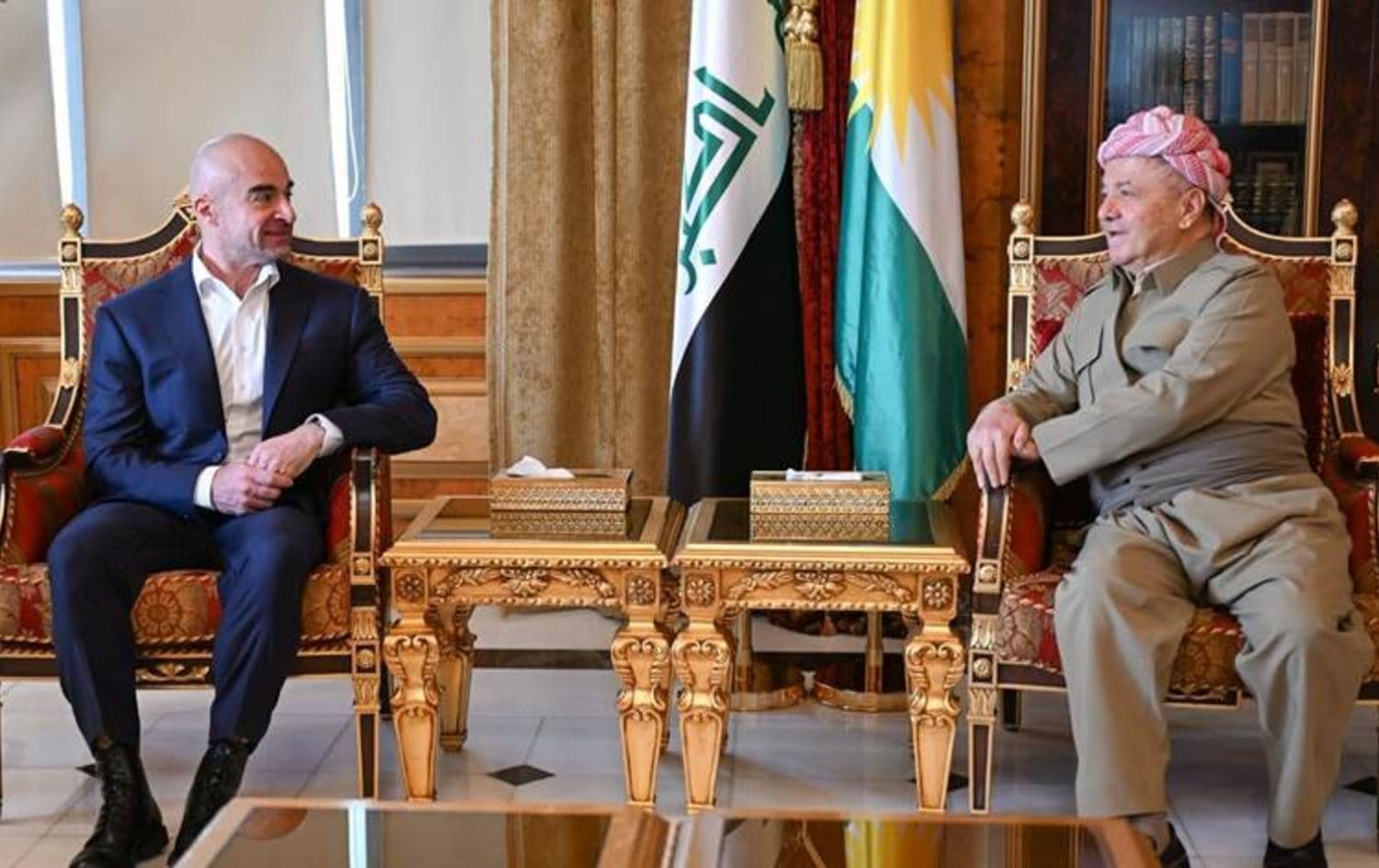 Foto: Başkan Mesud Barzani ile KYB lider Bafıl Talabani Pirmam'da bir araya geldi / Arşiv