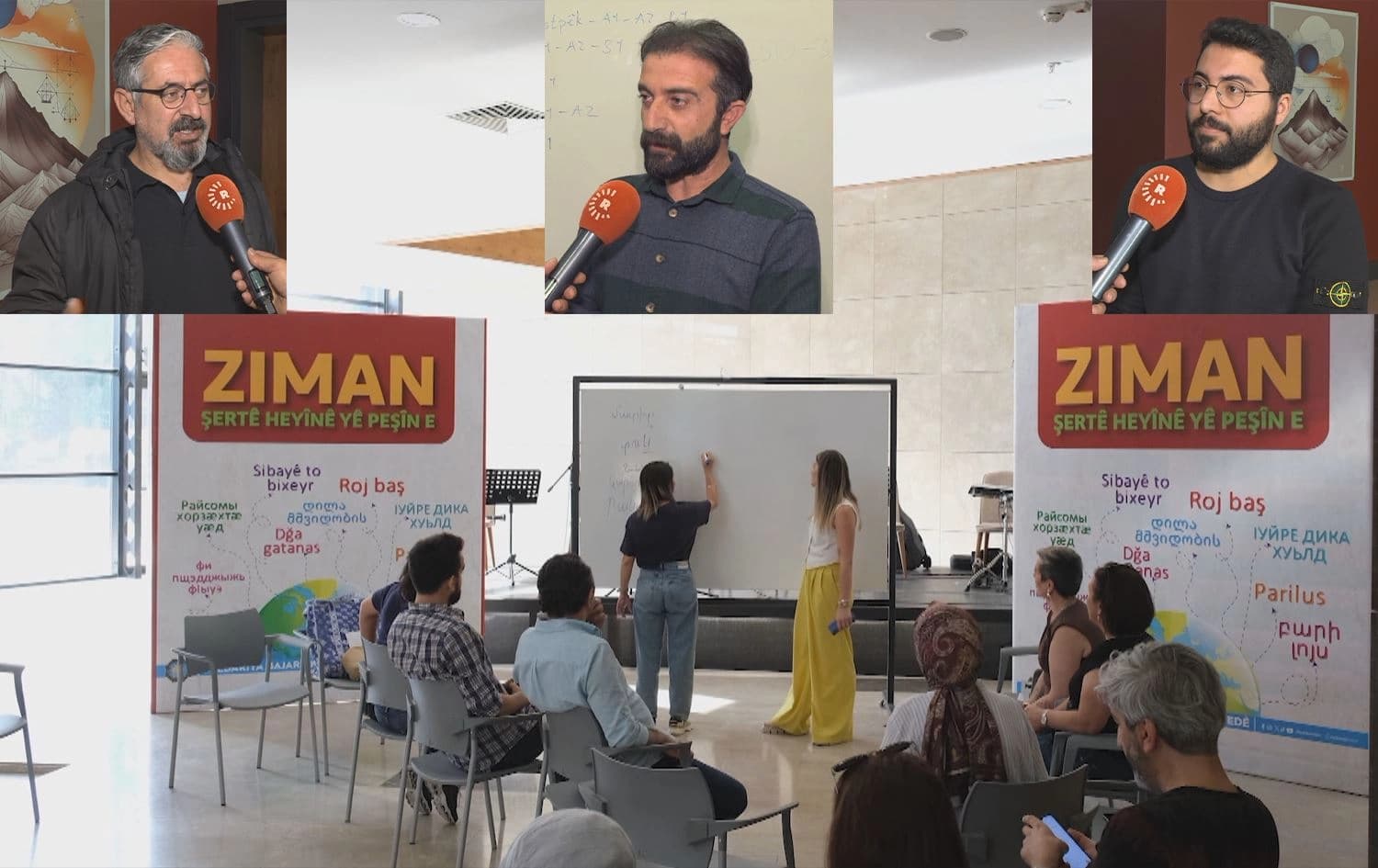 Kurs û mamosteyên Kurdî / Wêne: Rûdaw