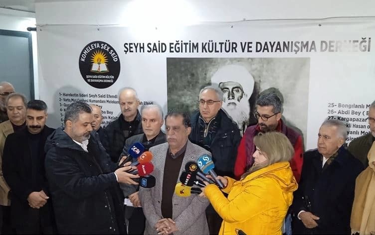 Şeyh Said Eğitim ve Kültür Dayanışma Derneği açıklaması / Foto: Rûdaw
