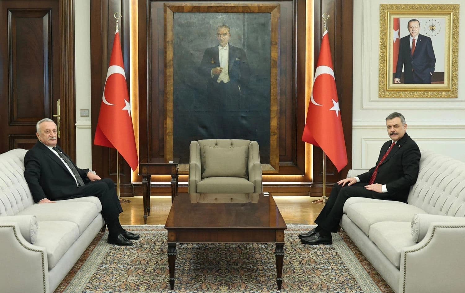 Mehmet Agar, Mustafa Çîftçî ziyaret kir / Wêne: AA