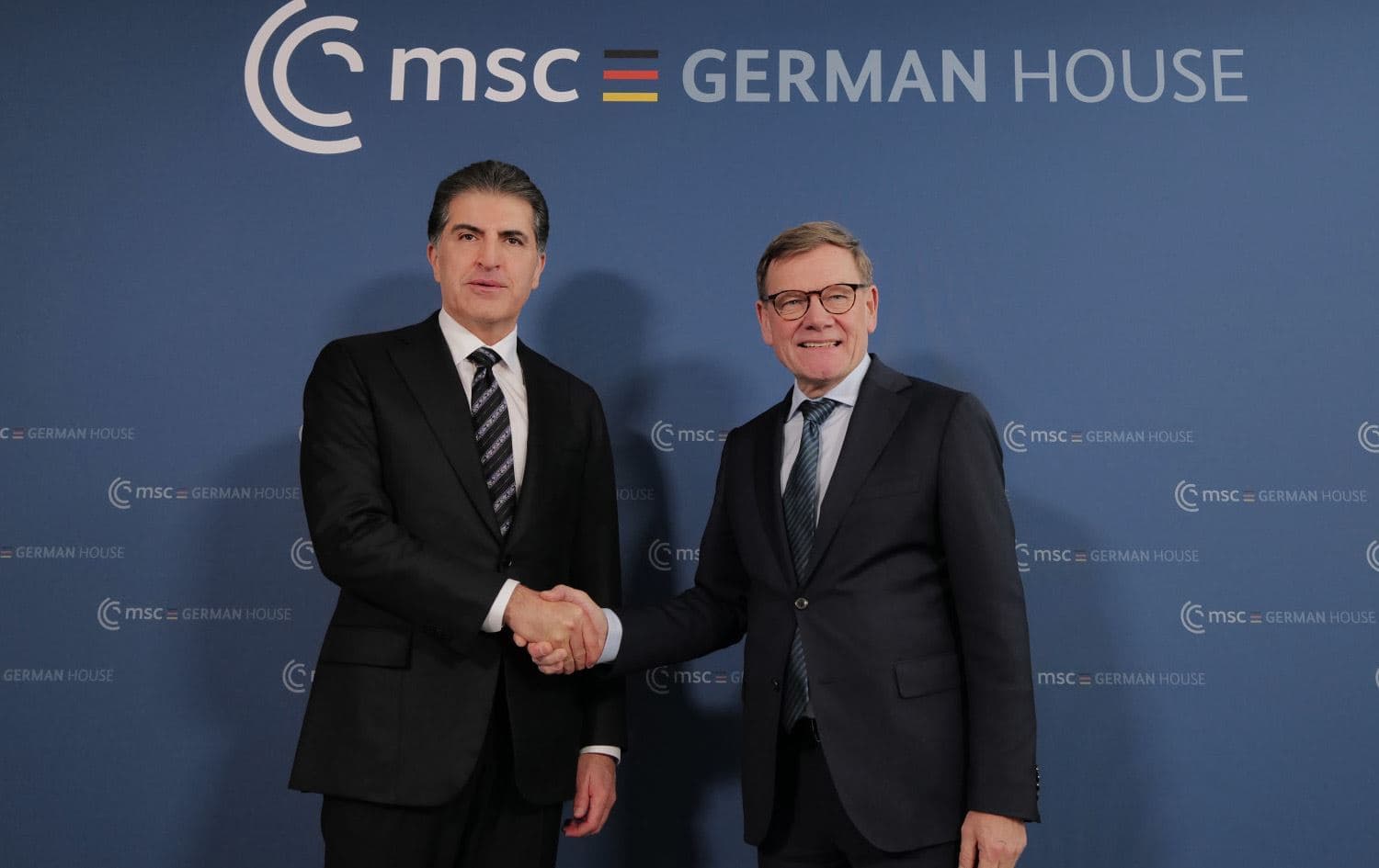 Kürdistan Bölgesi Başkanı Neçirvan Barzani, Münih'te Almanya Dışişleri Bakanı Dr. Johann Wadephul ile bir araya geldi