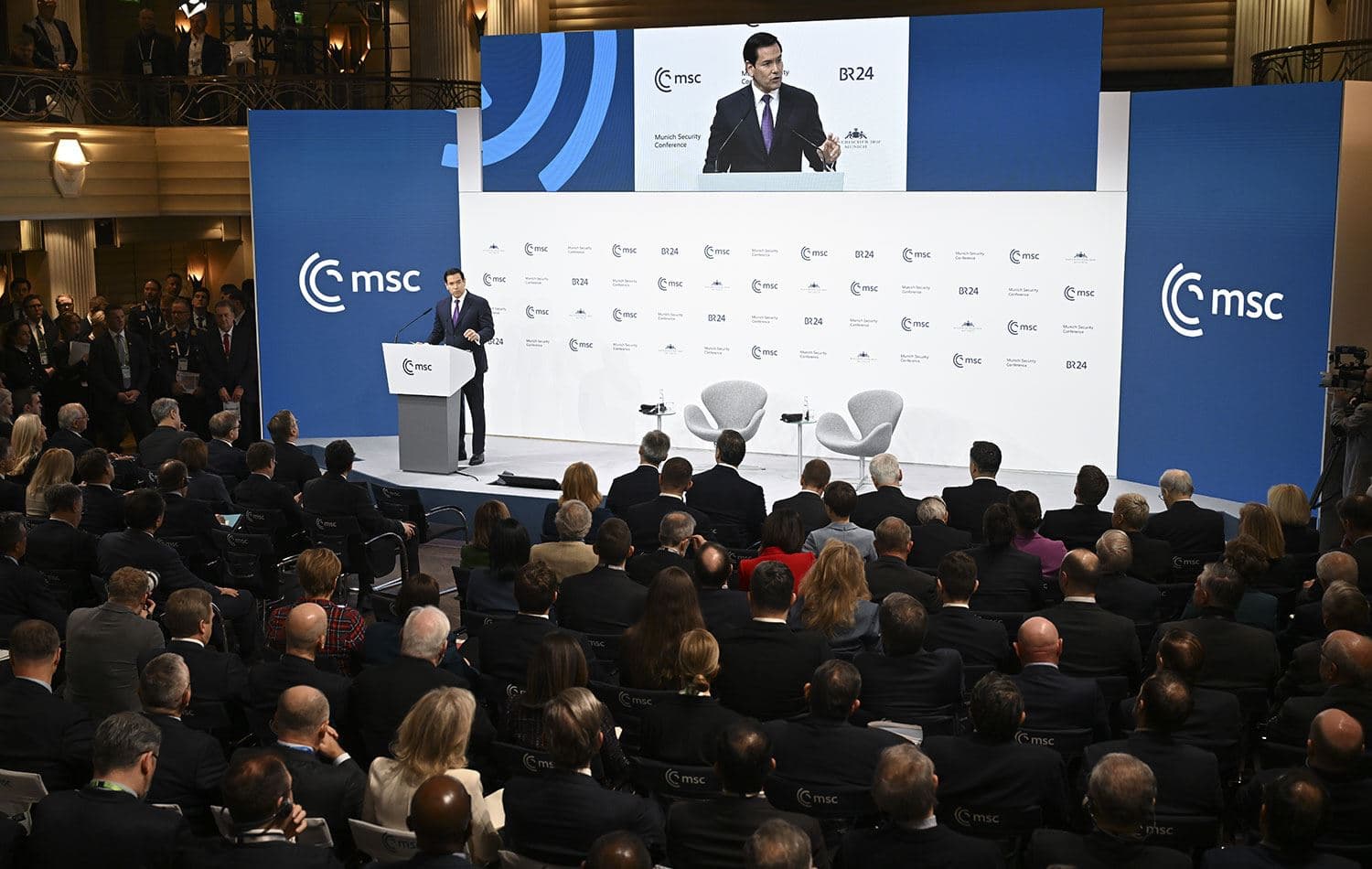 ABD Dışişleri Bakanı Marco Rubio, Münih Güvenlik Konferansı’na katıldı. / AA