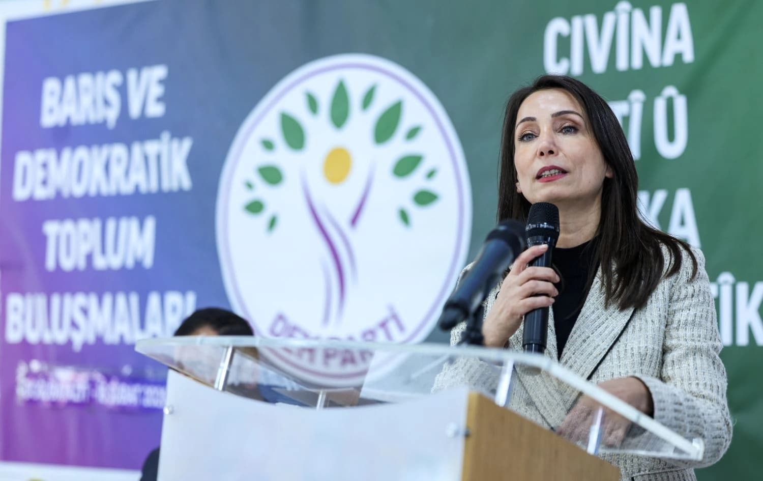Hevseroka Giştî ya DEM Partiyê Tulay Hatîmogullari / Wêne: DEM Partî