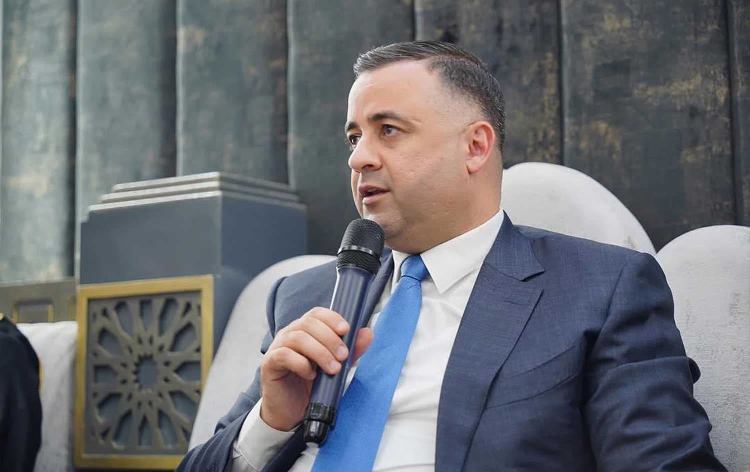 Newly elected governor of Salahaddin province Haitham Mahmoud al-Zahwan. Photo: Haitham Mahmoud al-Zahwan/ Instagram