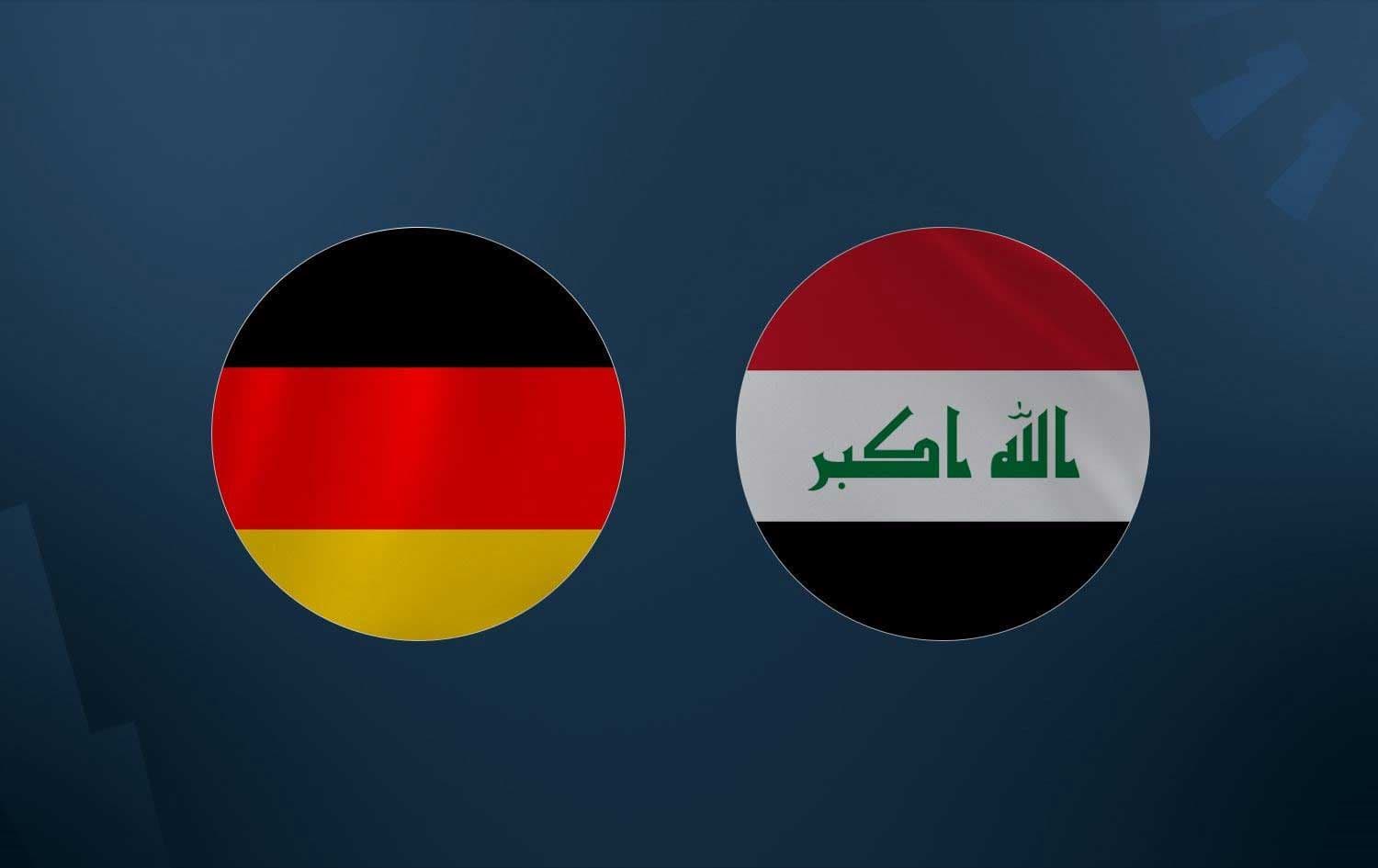 German (left) and Iraqi flags. Graphic: Rudaw 