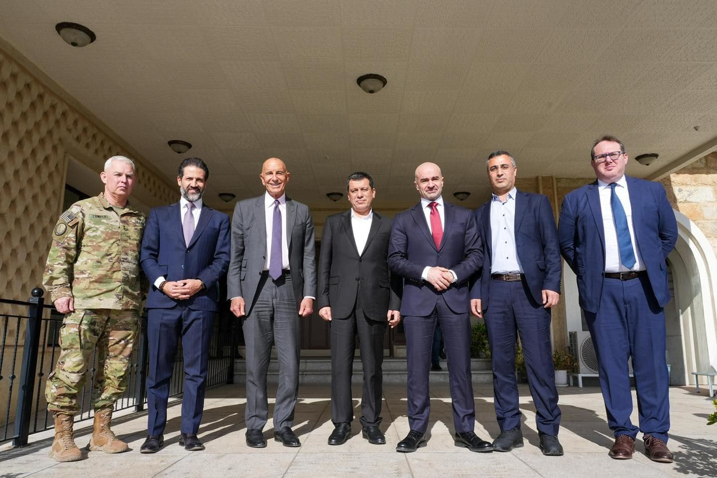 US delegation and Kurdish leaders pose for a photo in Sulaimani on February 24, 2026. Photo: PUK 