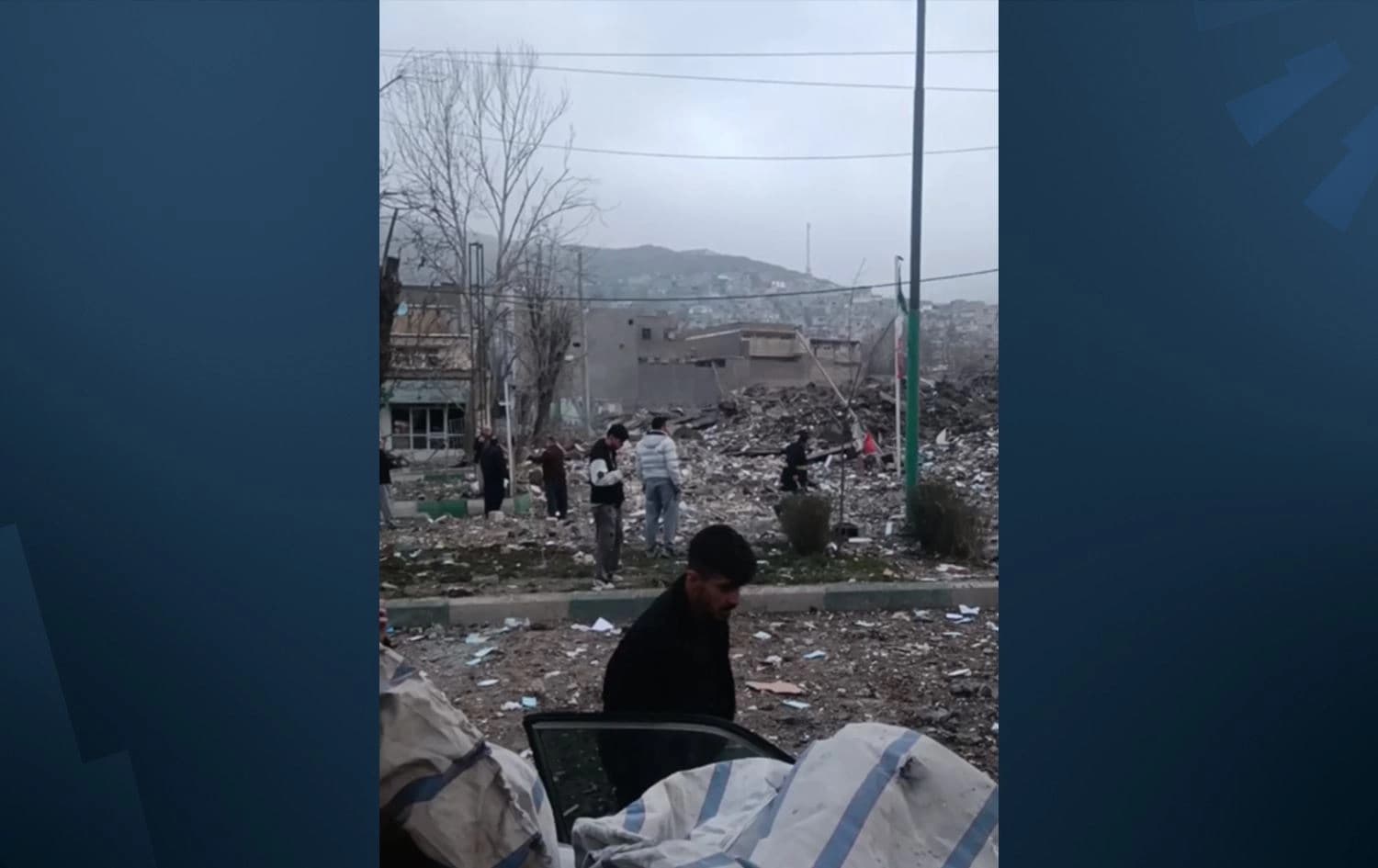 Meriwan'da yapılan saldırıdan bir kare / Fotoğraf: Rûdaw