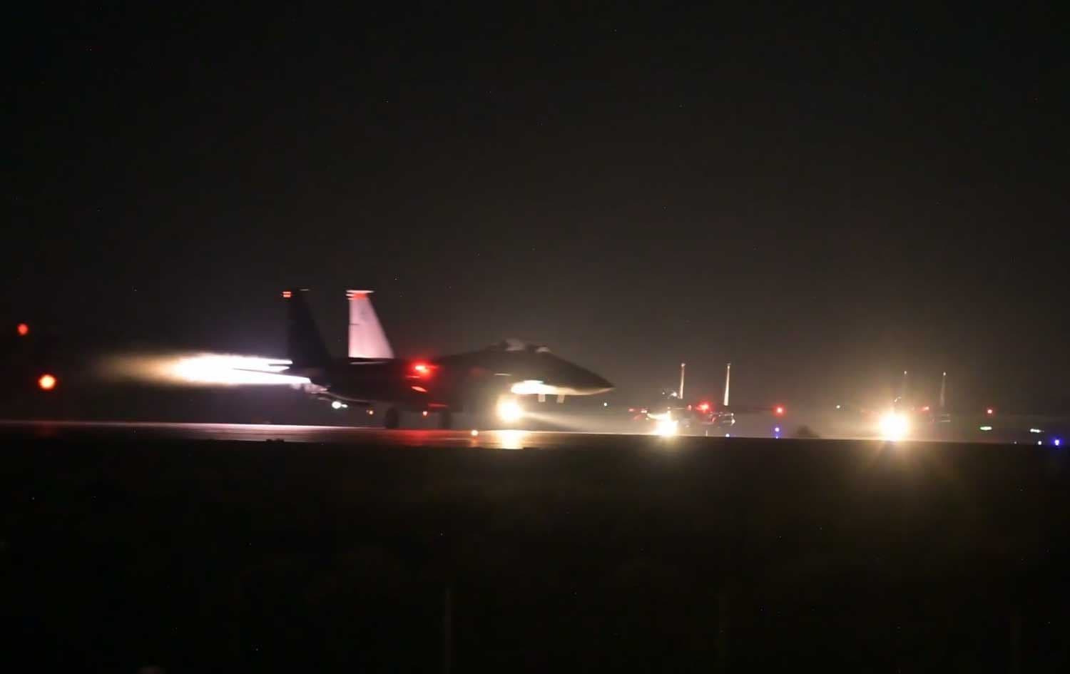 A US fighter jet taking off from an aircraft carrier during Operation Epic Fury against Iran, February 2026. Photo: Screengrab/ CENTCOM