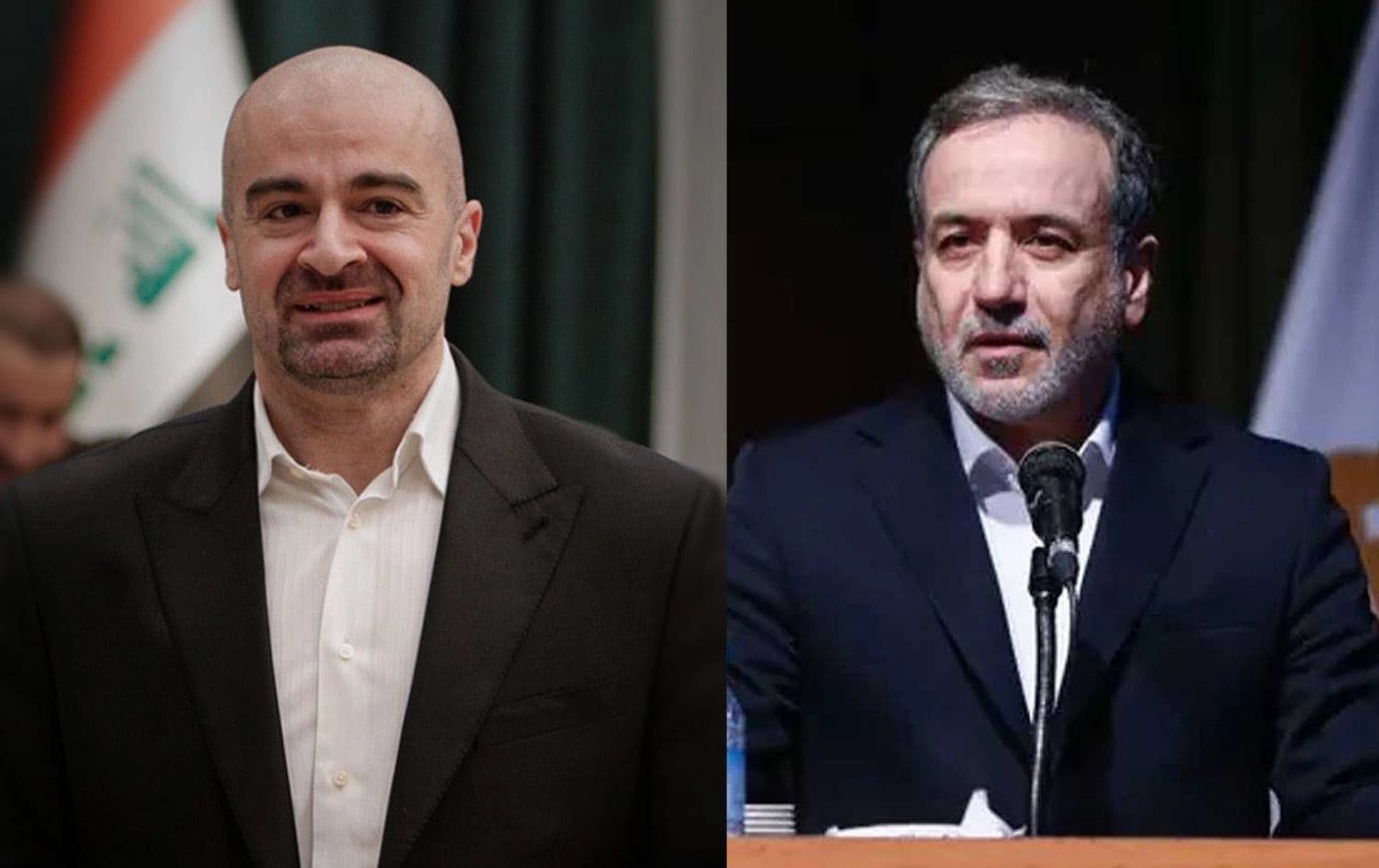 عەباس عێراقچی، وەزیری دەرەوەی ئێران و بافڵ تاڵەبانی، سەرۆکی یەکێتی