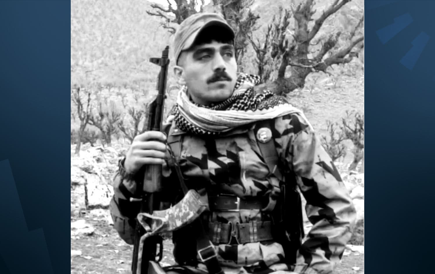 Omid Veysi, a Komala Peshmerga, was killed in an Iranian drone attack in Sulaimani on March 11, 2026. Photo: submitted 