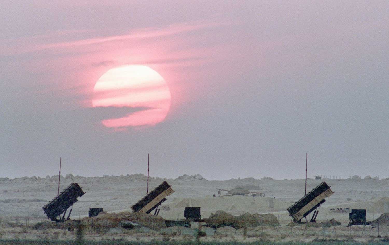 US Patriot missile defense systems deployed in Saudi Arabia. File photo: AFP