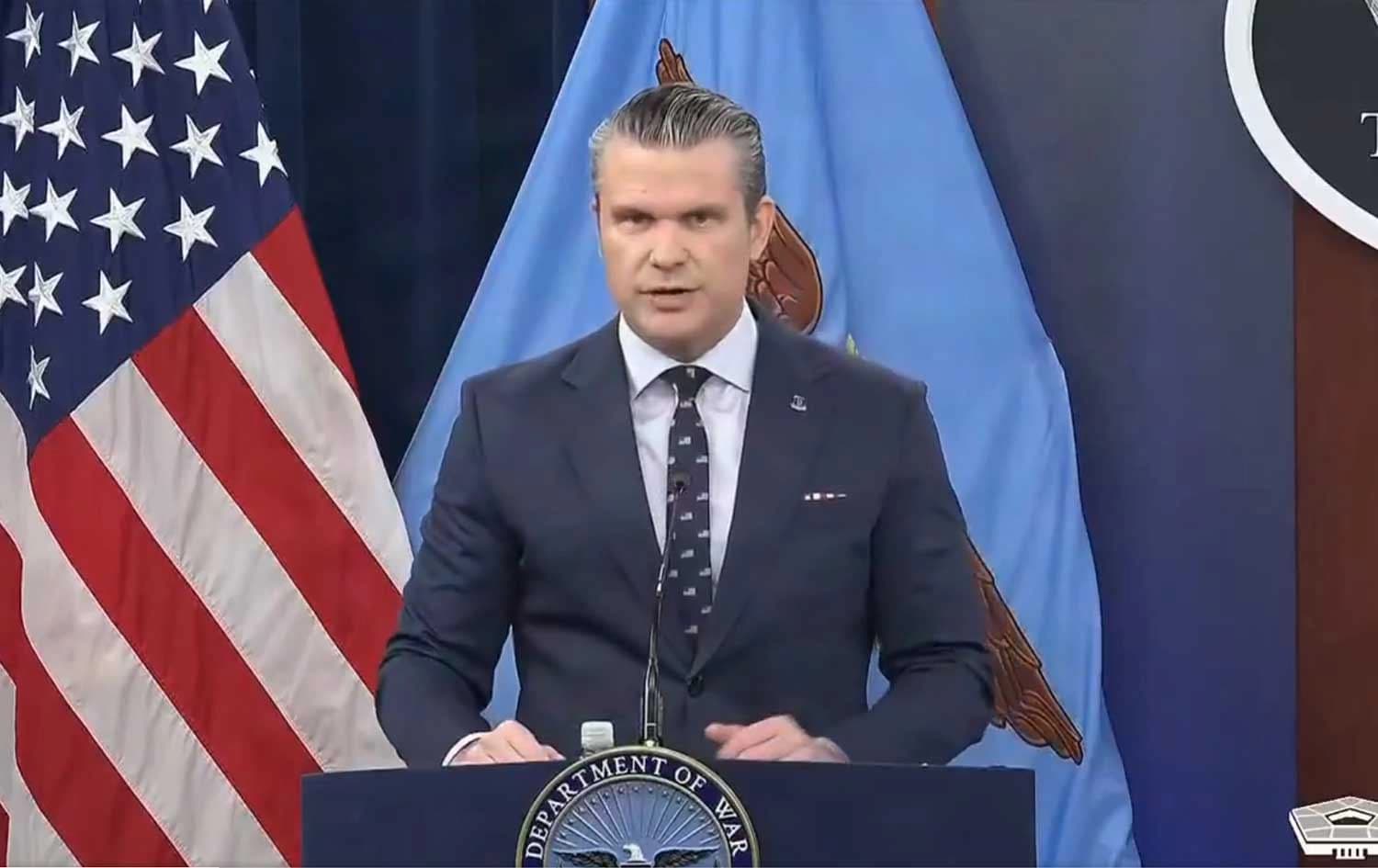 Wezîrê Şer Amerîkayê Pete Hegseth / Wêne: Ajans