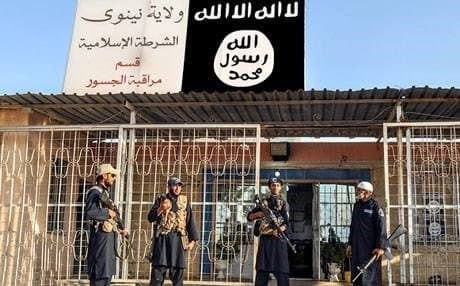 ISIS militants in Mosul. 