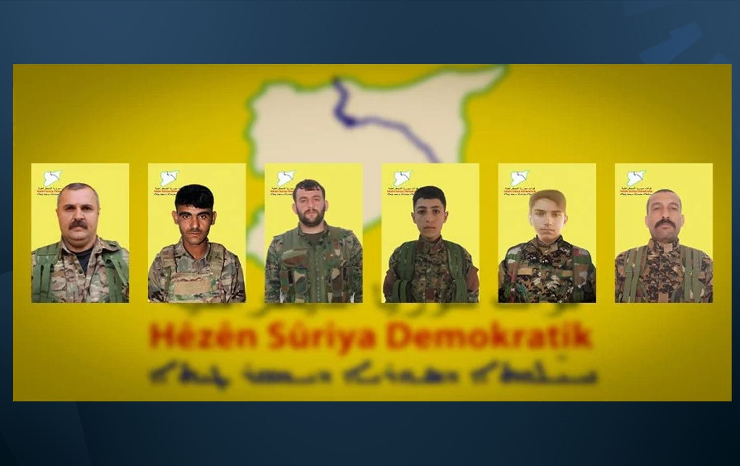 Şervanên ku şehîd ketine / Wêne: HSD