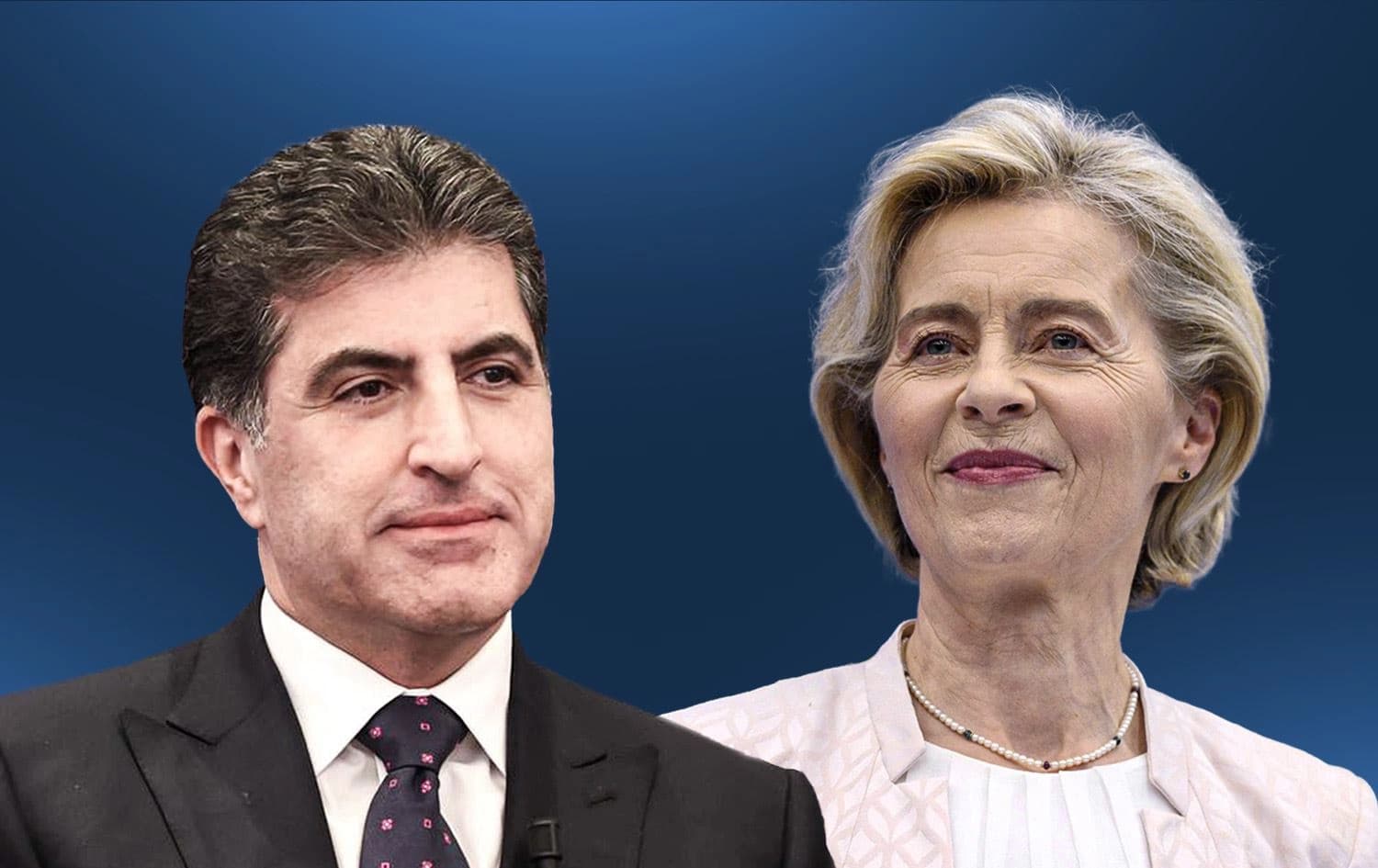 Kürdistan Bölgesi Başkanı Neçirvan Barzani, Avrupa Komisyonu Başkanı Ursula von der Leyen ile bir telefon görüşmesi gerçekleştirdi
