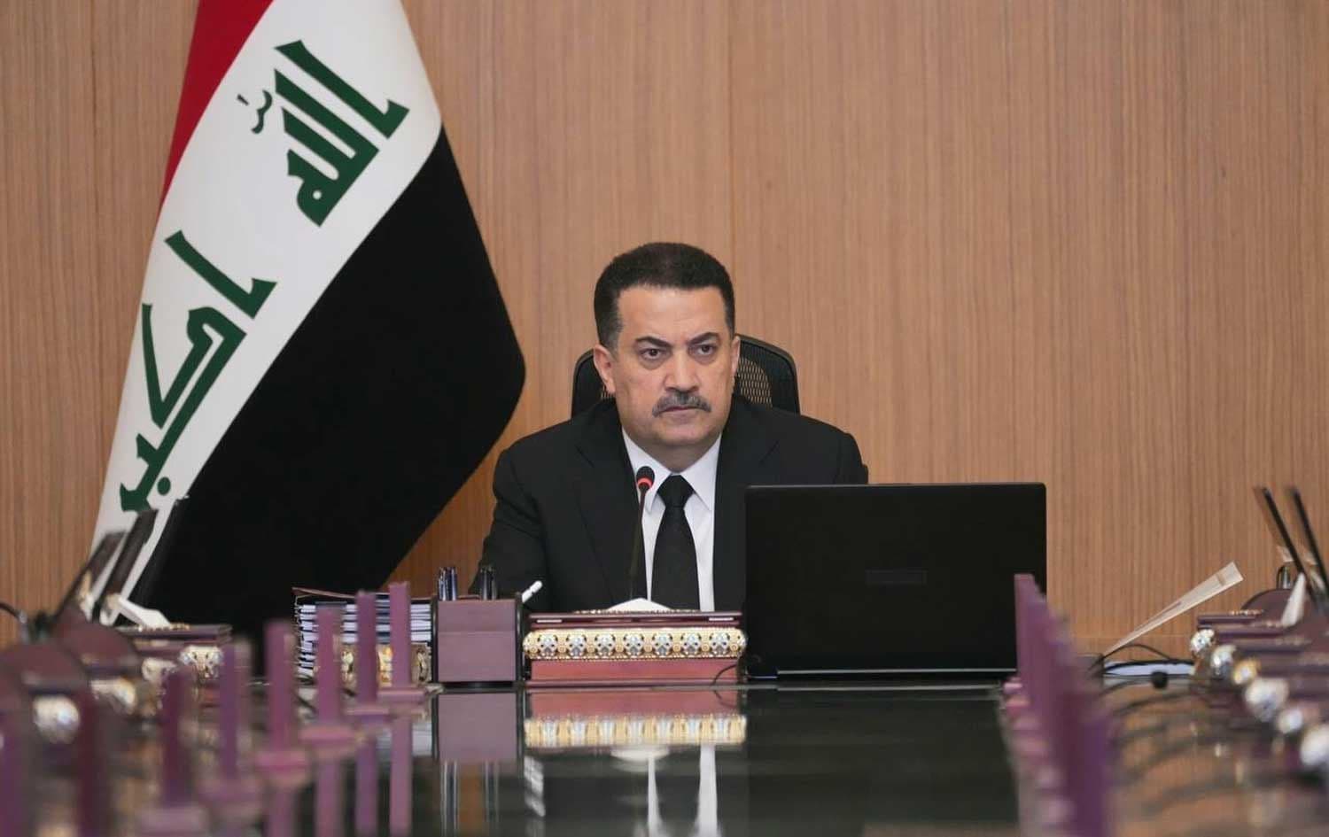 Iraqi Prime Minister Mohammed Shia’ al-Sudani chairs a cabinet meeting in Baghdad on March 10, 2026. Photo: PM office