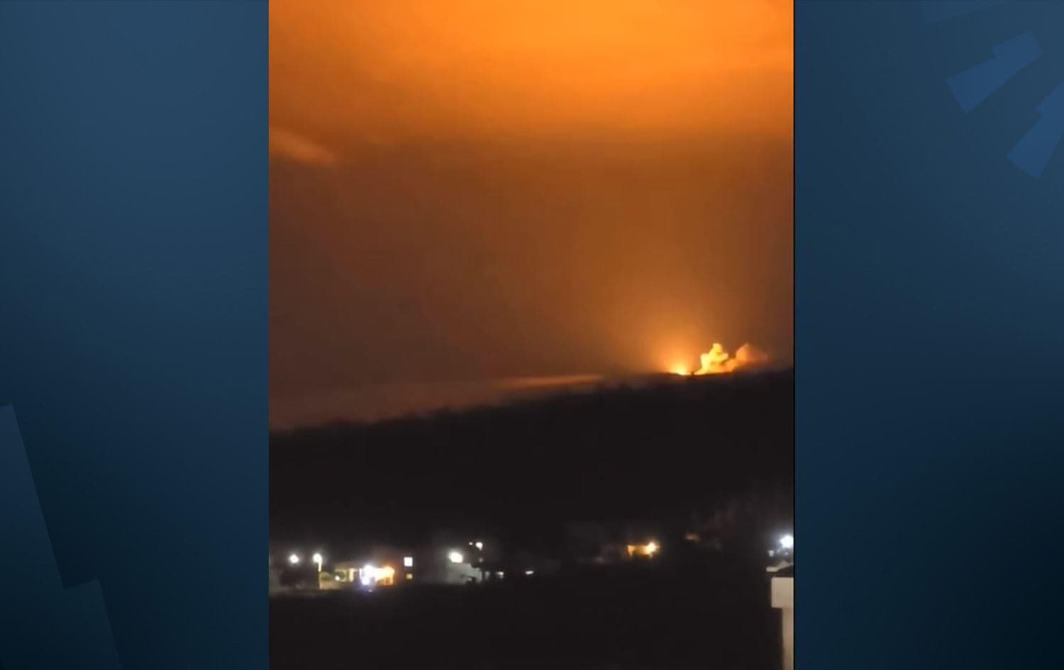 Explosion in Erbil province on March 19, 2026. 