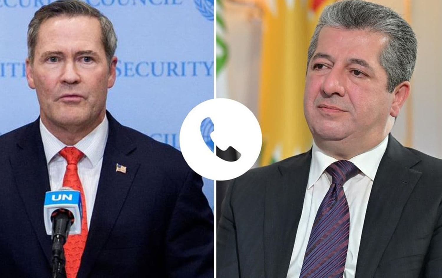 Mesrûr Barzanî û Mike Waltz\ Wêne: Hikûmeta Herêma Kurdistanê