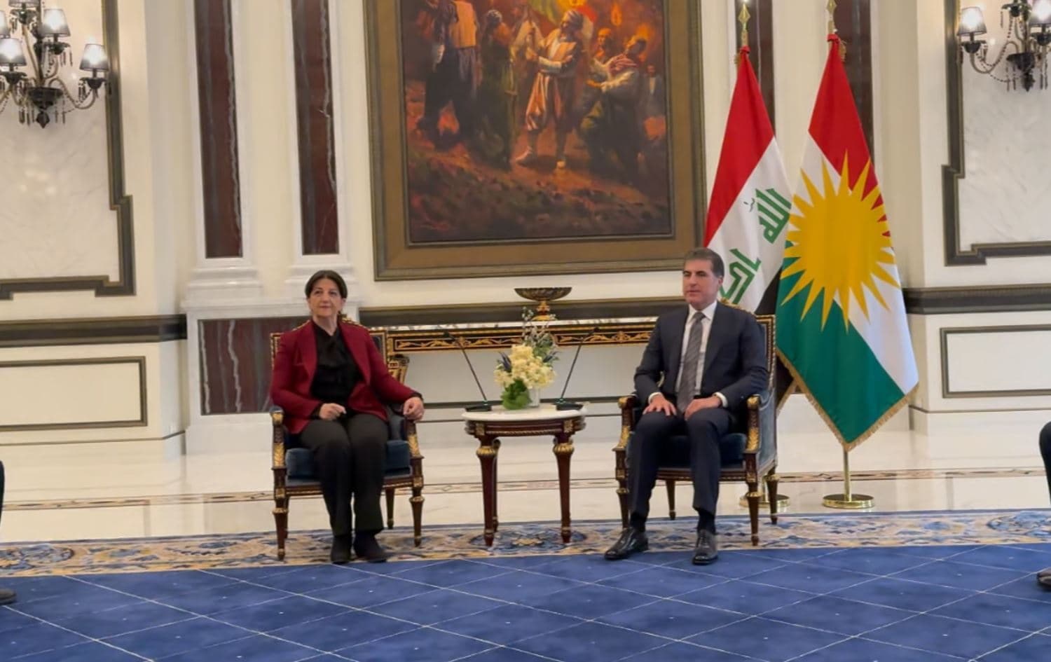 Pervîn Buldan û Nêçîrvan Barzanî / Wêne: Arşîv