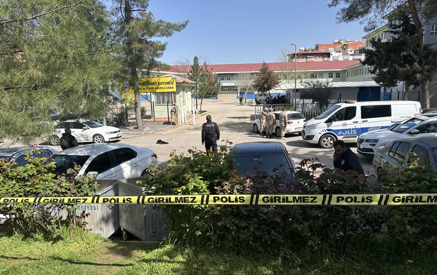 School shooting in Turkey's Sanliurfa on April 14, 2026. Photo: AA