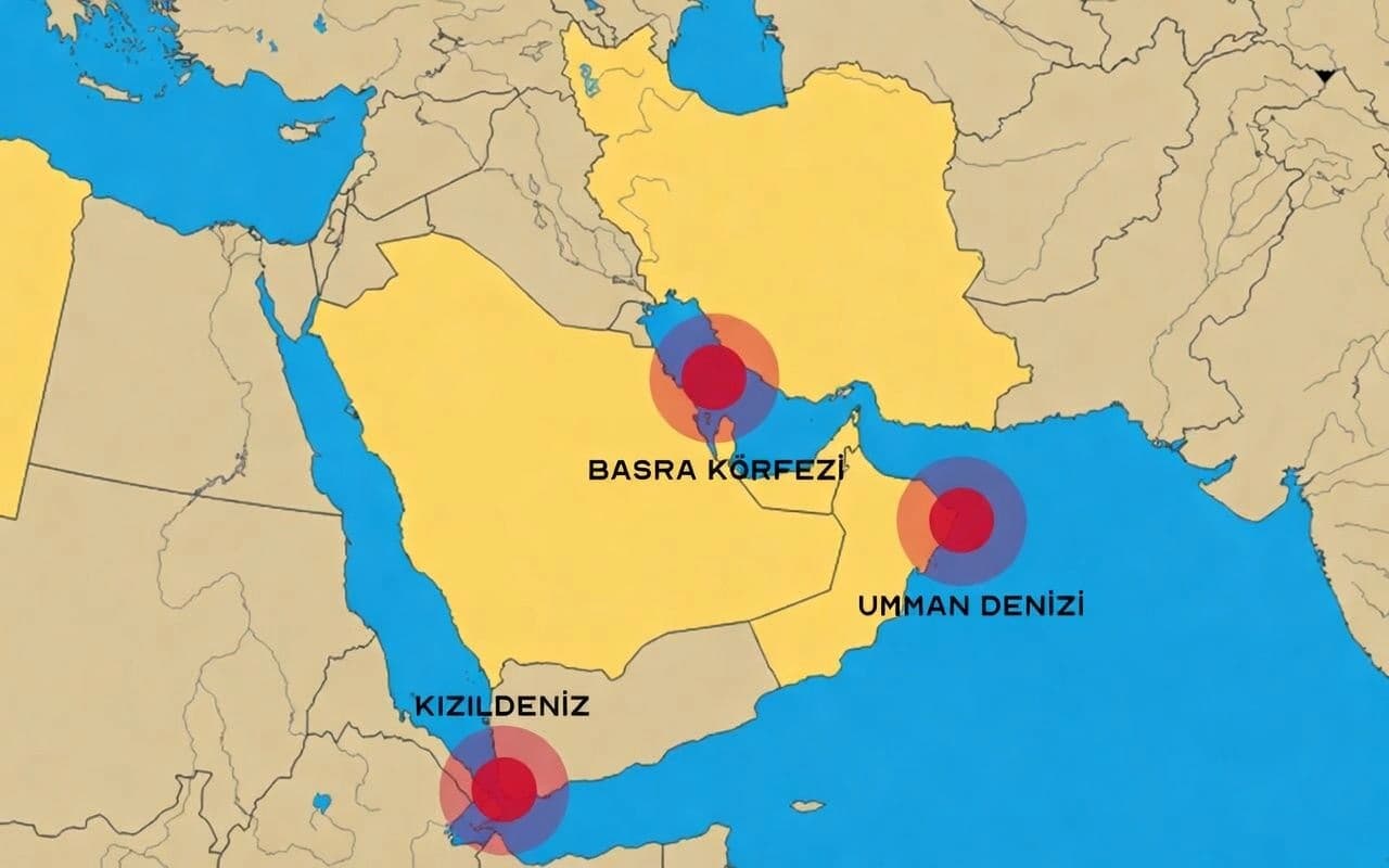 Tehdidin kapsamı: Basra Körfezi, Umman ve Kızıldeniz