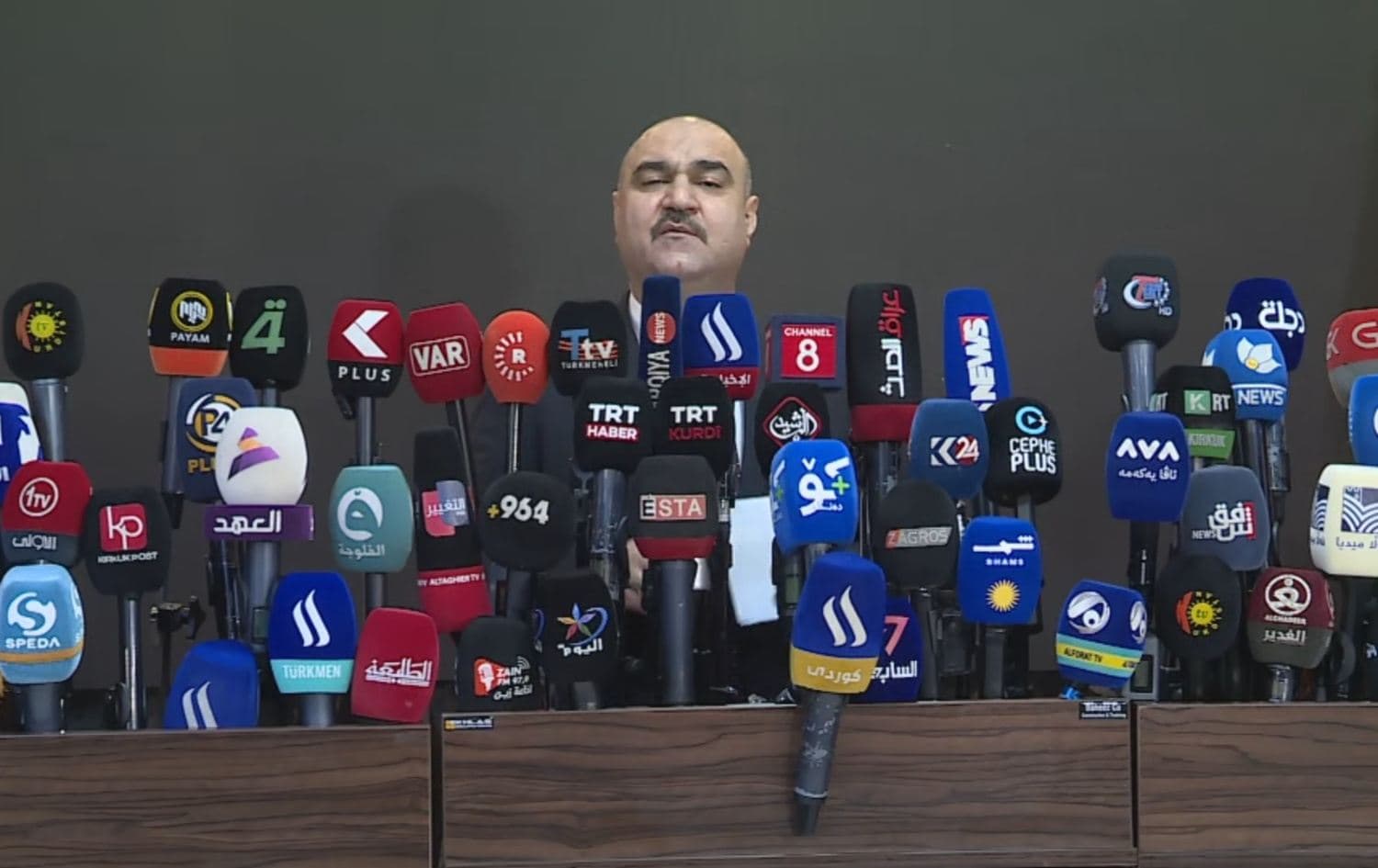 Mohammed Samaan Agha, leader of the Iraqi Turkmen Front (ITF), was elected governor of Kirkuk on Thursday night. Photo: Rudaw/screengrab