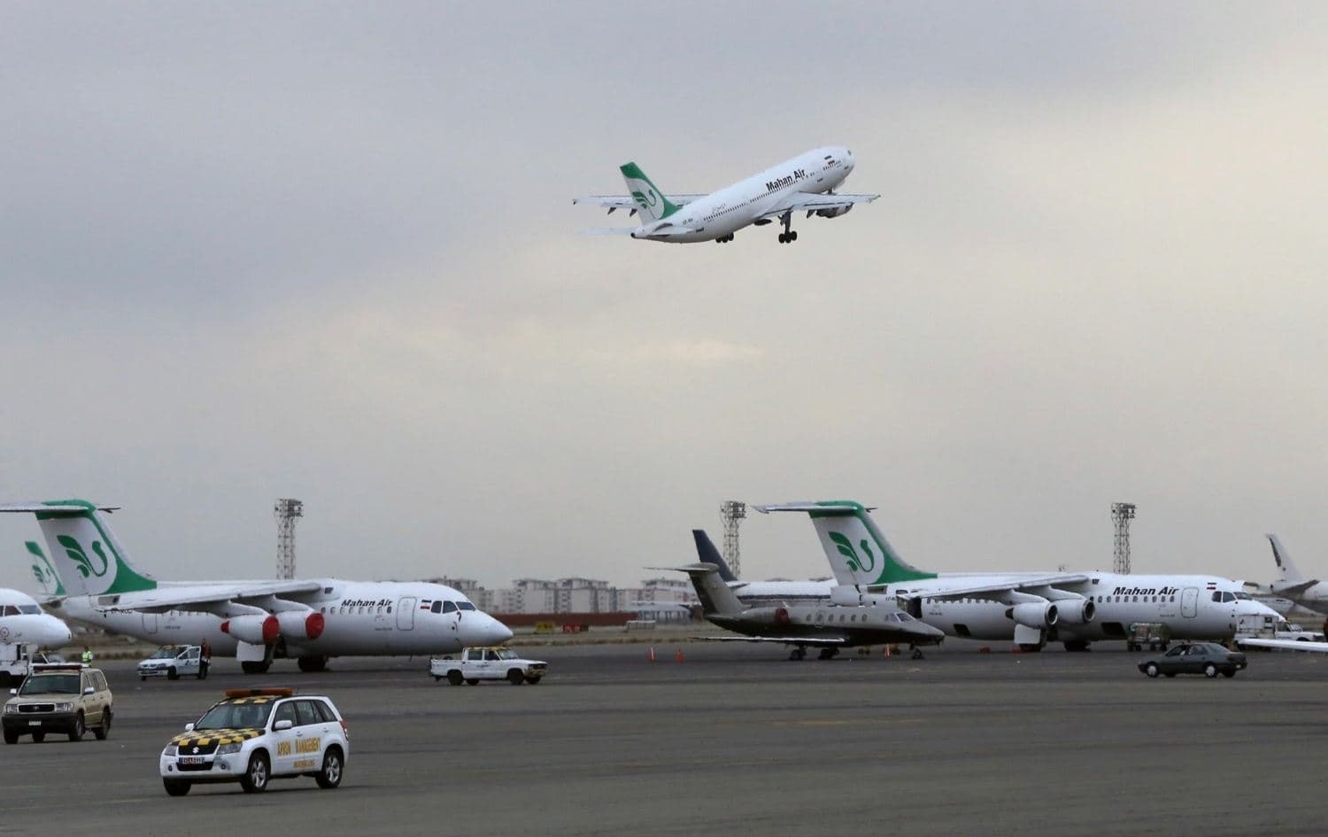 A Mahan Air passenger plane takes off from Mehrabad Airport in Tehran, Iran, Febuary 7, 2016. AP file photo