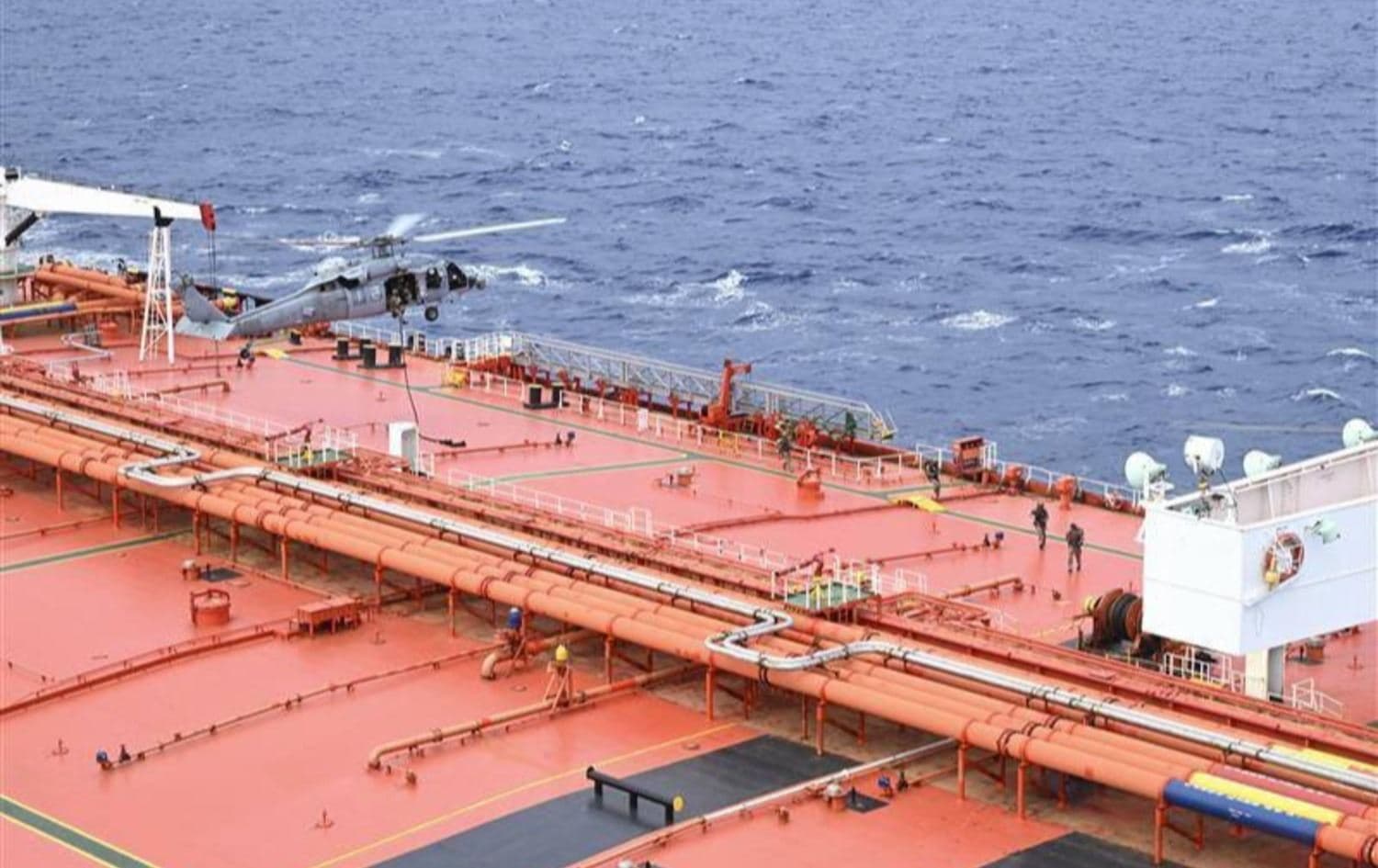 US forces boarding the oil tanker TIFANI in the indian ocean on April 21, 2026. File Photo: Department of War