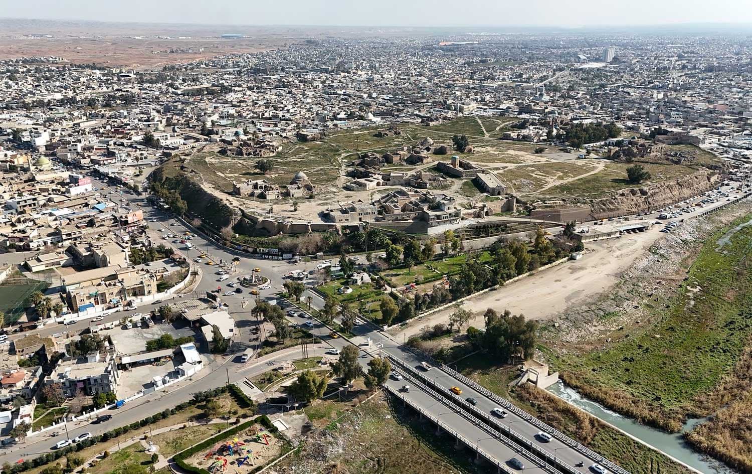 An aerial view of Kirkuk on February 12, 2025. File photo: Bilind T. Abdullah/ Rudaw