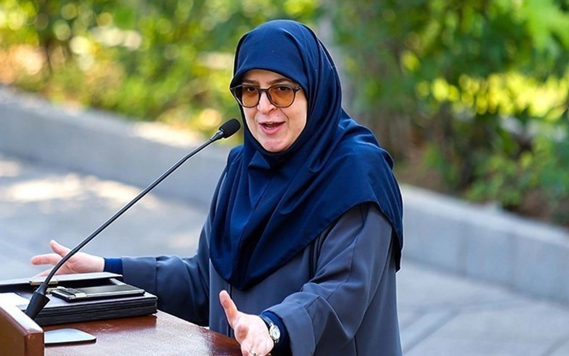 İran Hükümet Sözcüsü Fatma Muhacerani