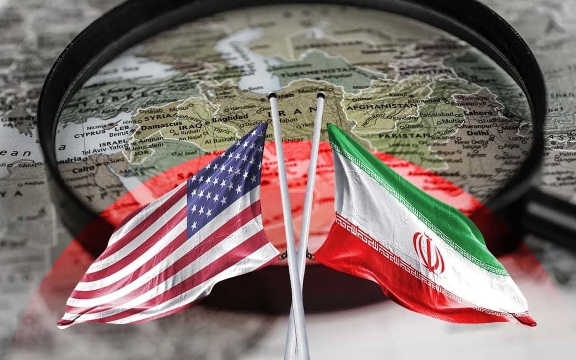 Alayên Amerîka û Îranê / Wêne: Rûdaw Grafîk