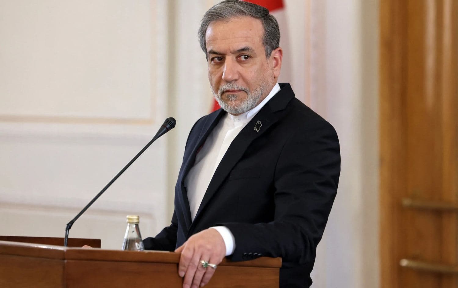 Iran's Foreign Minister Abbas Araghchi gives a press conference in Tehran in December 2024. AFP file photo