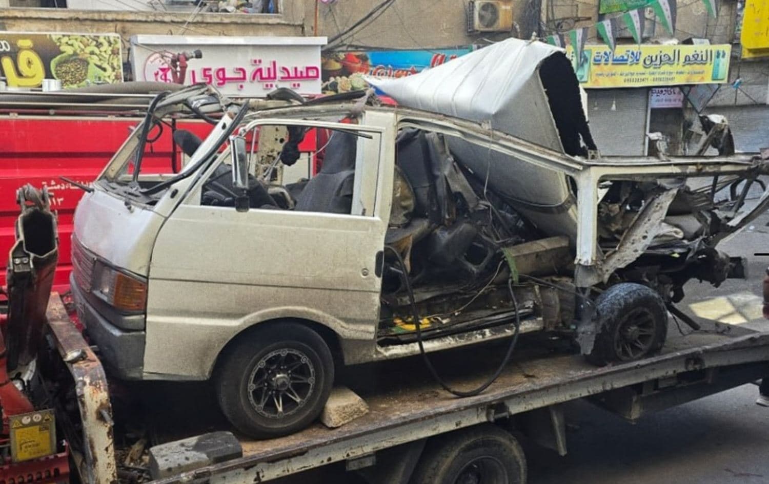 Bus explosion in Damascus on May 10, 2026. Photo: SANA