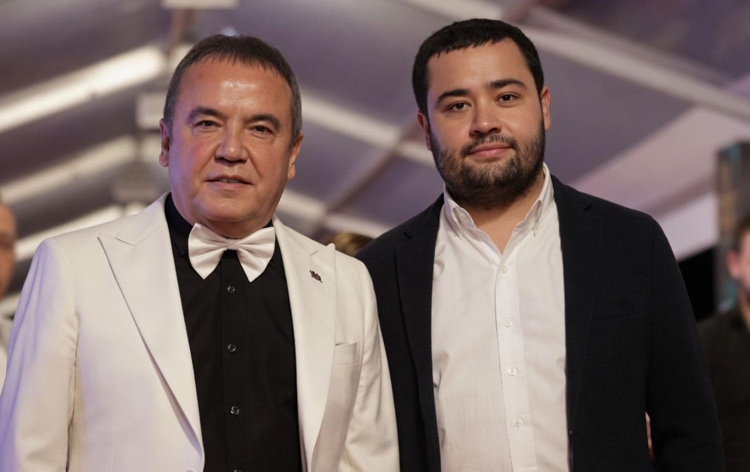 Muhittin Böcek (solda) ve oğlu Mustafa Böcek