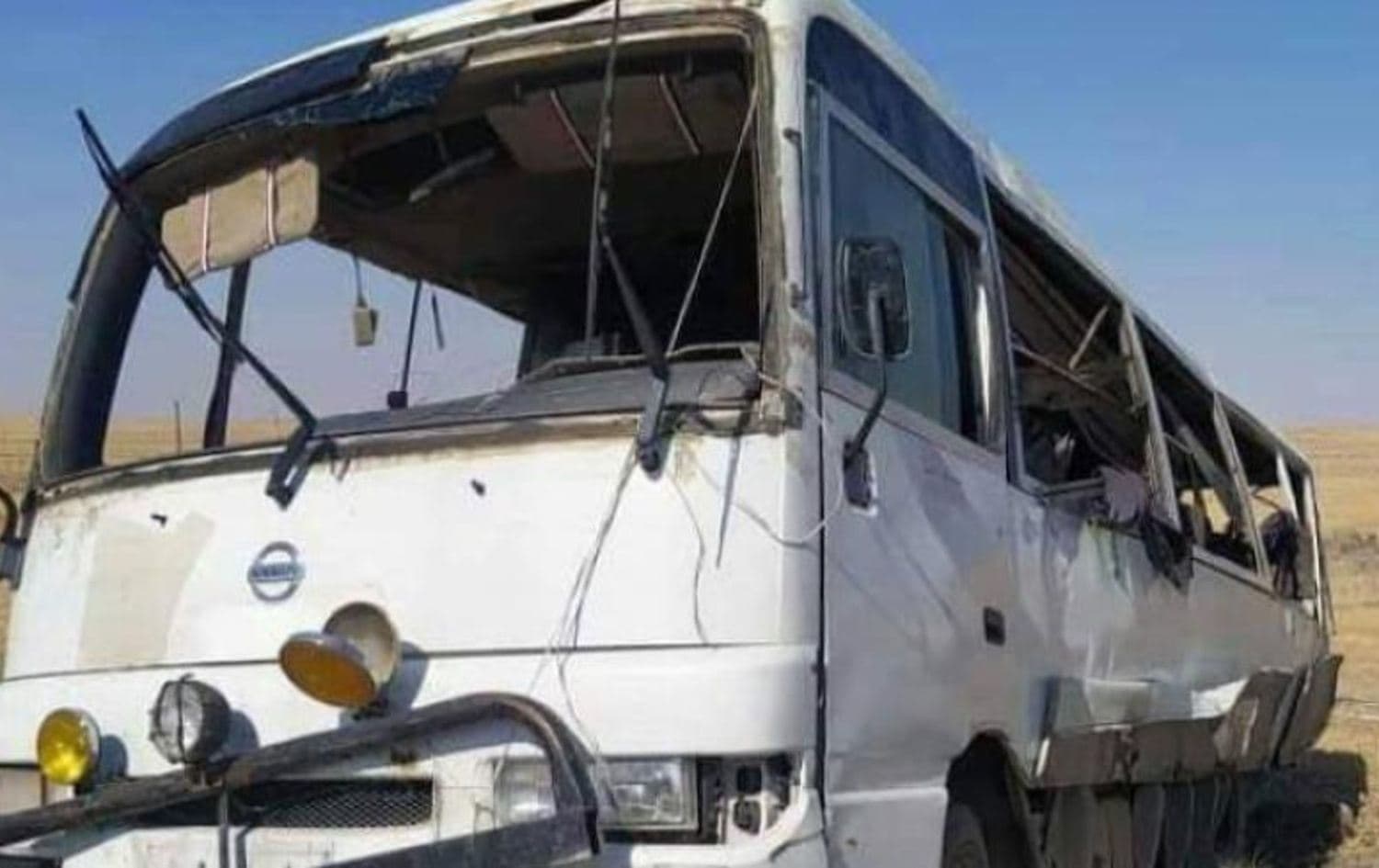 Aftermath of attack on Syrian army in Hasaka on May 11, 2026. Photo: SOHR