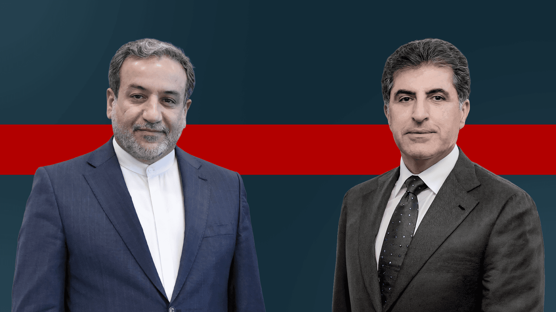 نێچیرڤان بارزانی و عەباس عێراقچی