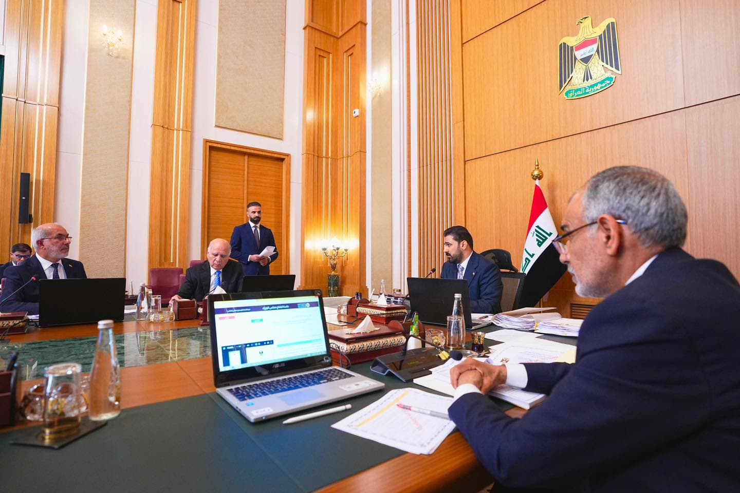 کۆبوونەوەی دوێنێی ئەنجوومەنی وەزیرانی عێراق.