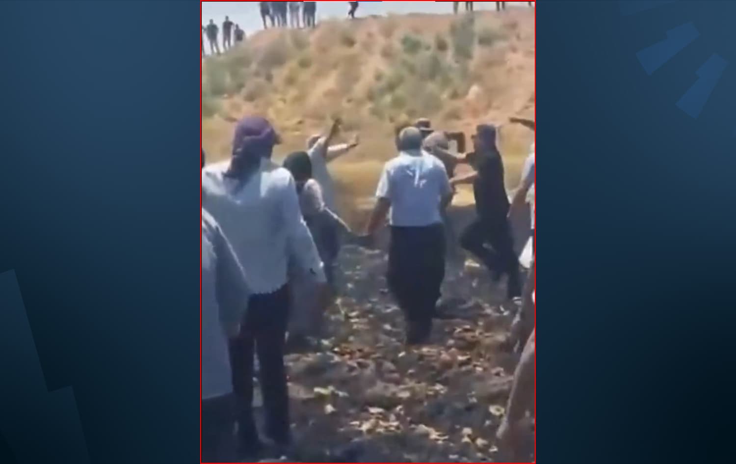 Li Rihayê guleyên polîsan zeviyên genim şewitandin