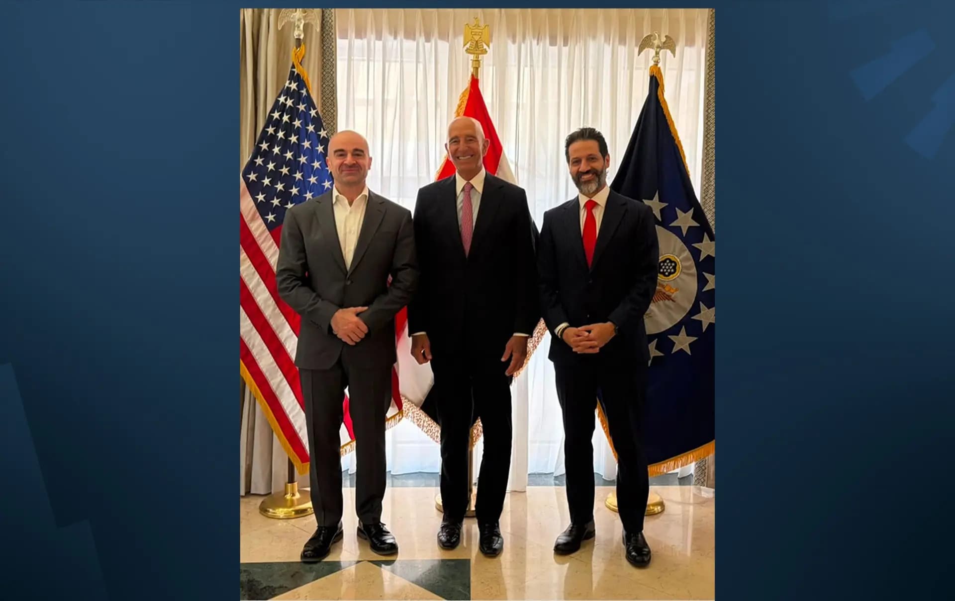 Bafıl Talabani Tom Barrack ile görüştü
