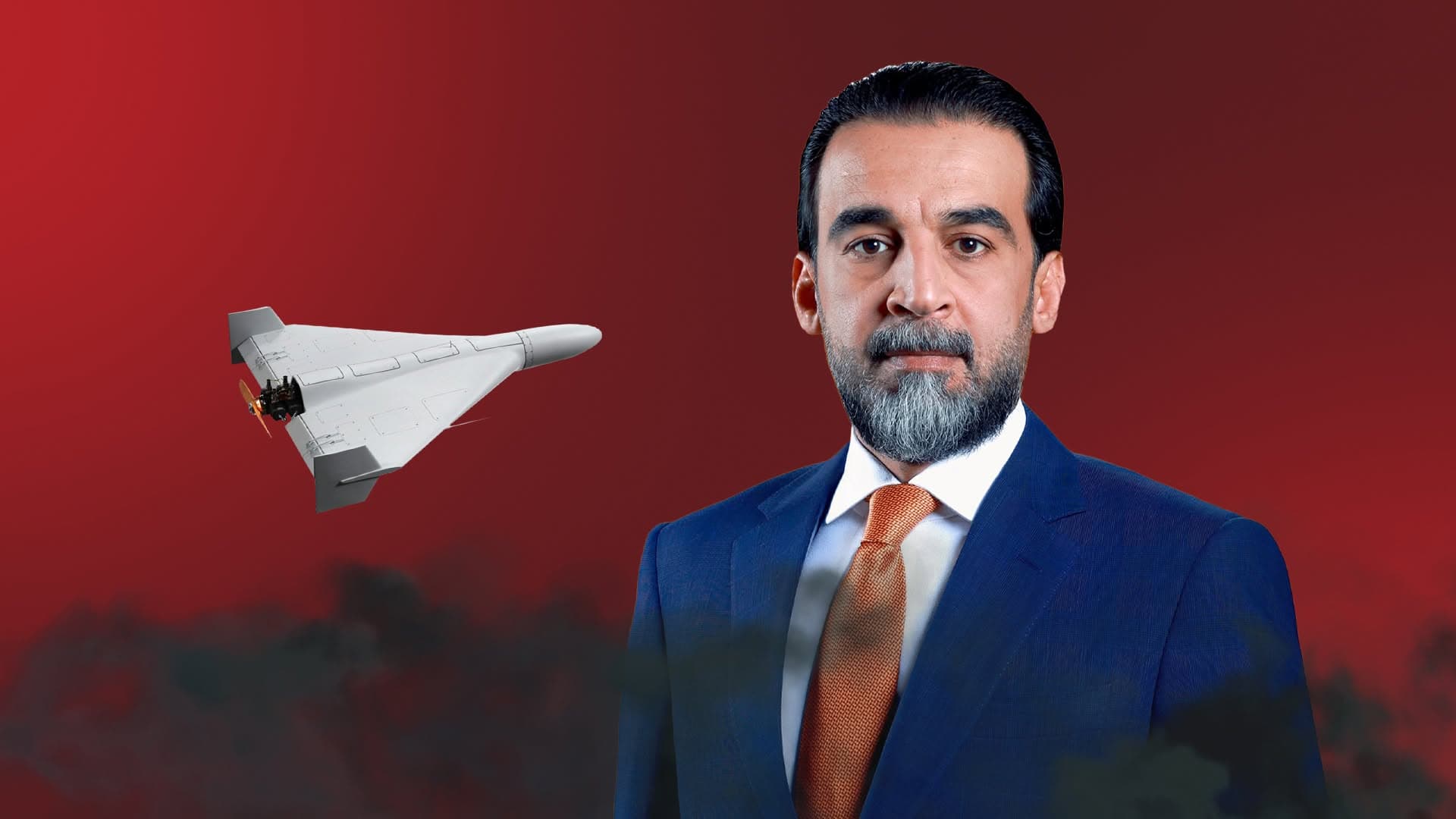 لە ئەنبار درۆنێک لەنزیک دیوەخانی حەلبووسی کەوتەخوارەوە
