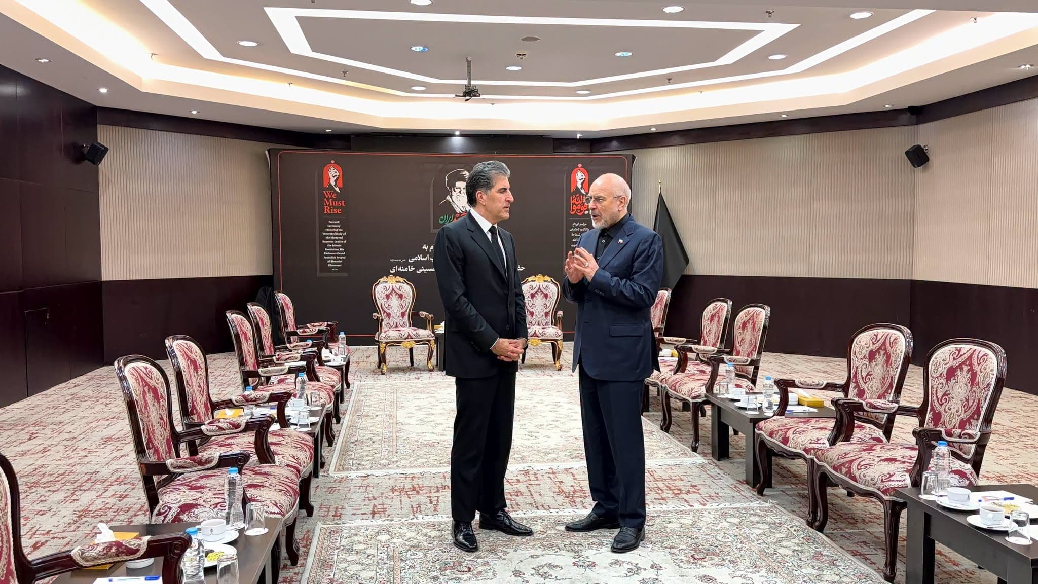 Nêçîrvan Barzanî û Qalîbaf li Tehranê li hev civiyan