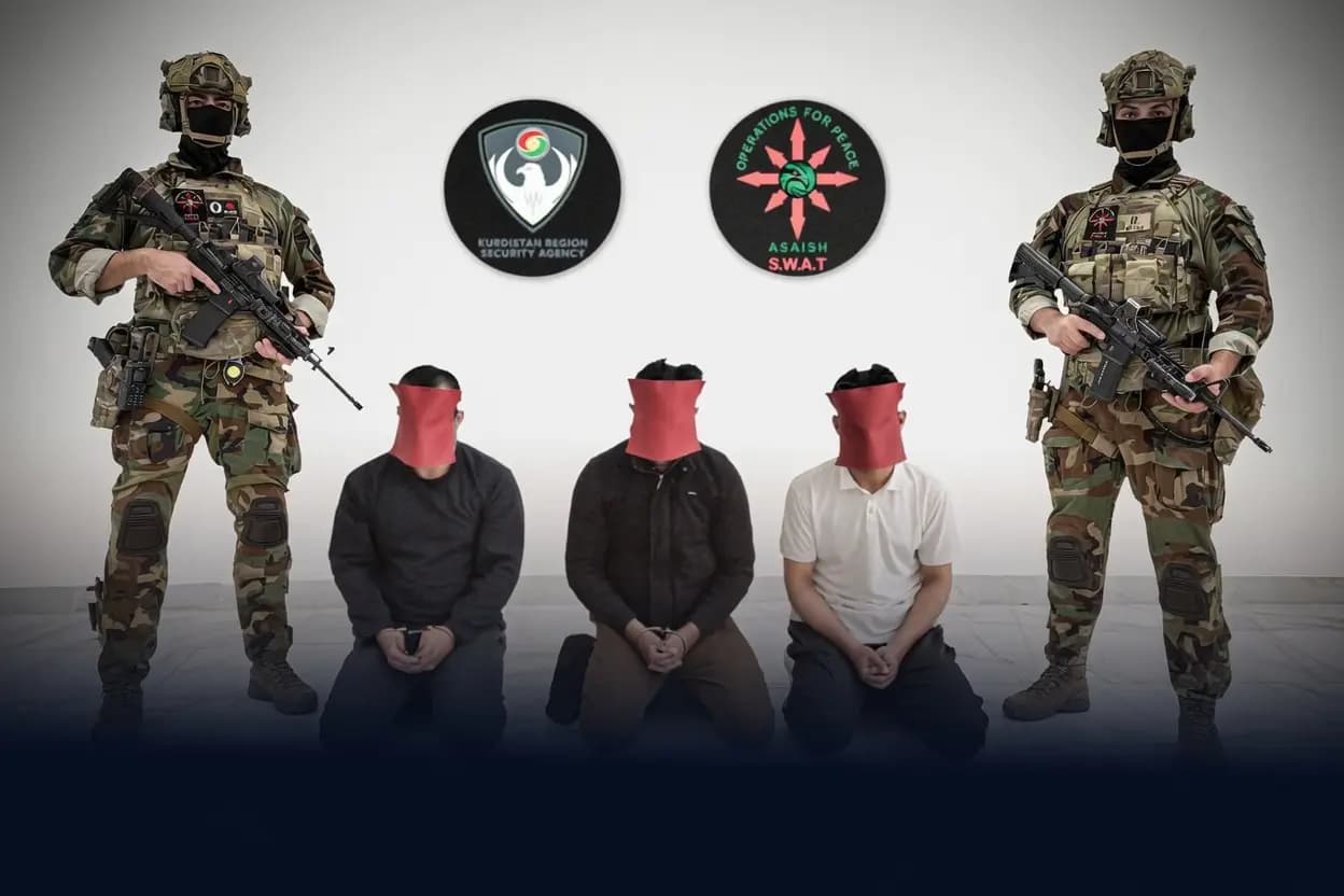 Süleymaniye ve Kerkük'te IŞİD operasyonu: 3 şüpheli yakalandı