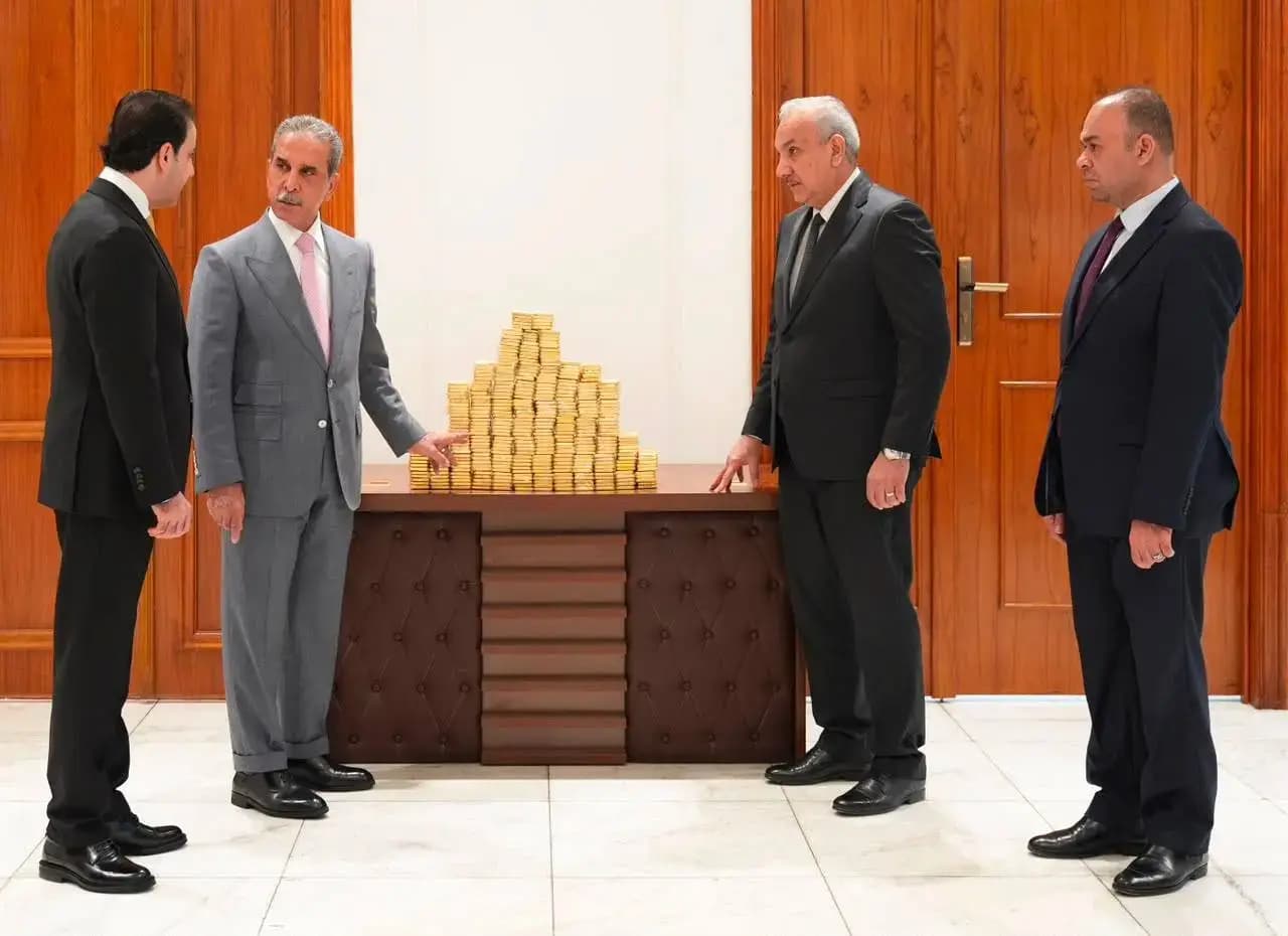 Kürdistan Bölgesi Hükümeti: El konulan 358 kilogram altın Irak Şeffaflık Komisyonu'na teslim edildi