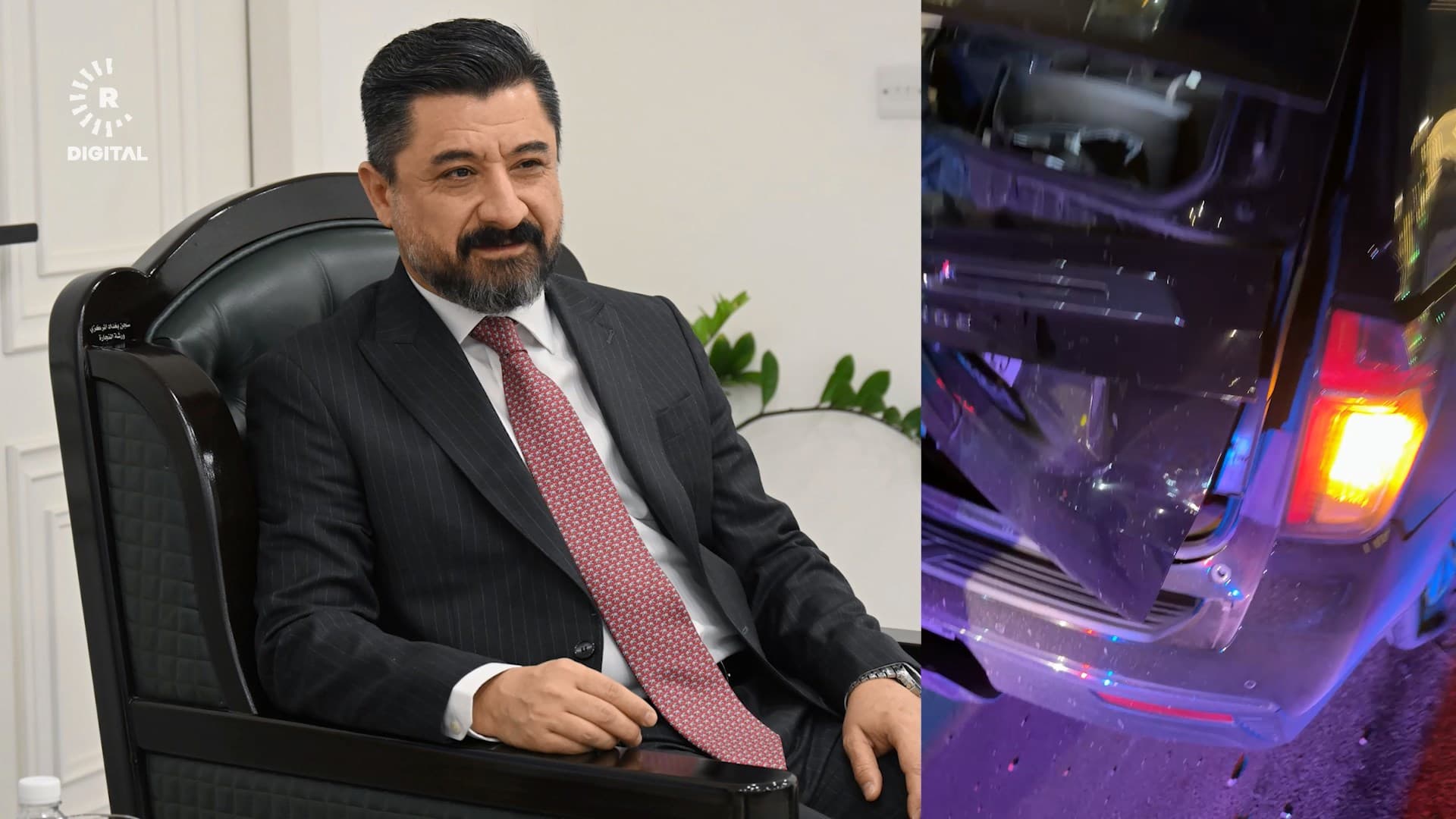 خالید شوانی تووشی رووداوی هاتووچۆ بوو