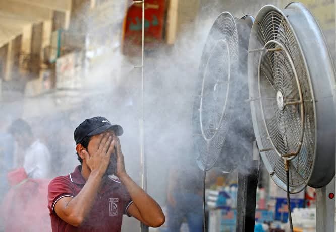 کەشناسیی عێراق: پلەی گەرما لە سێ پارێزگا دەگاتە 50 پلەی سیلیزی