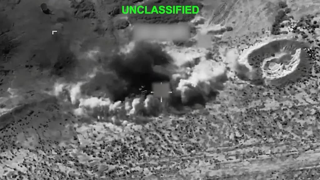 Êrişeke Amerîkayê ya li ser Îranê / Wêne: CENTCOM