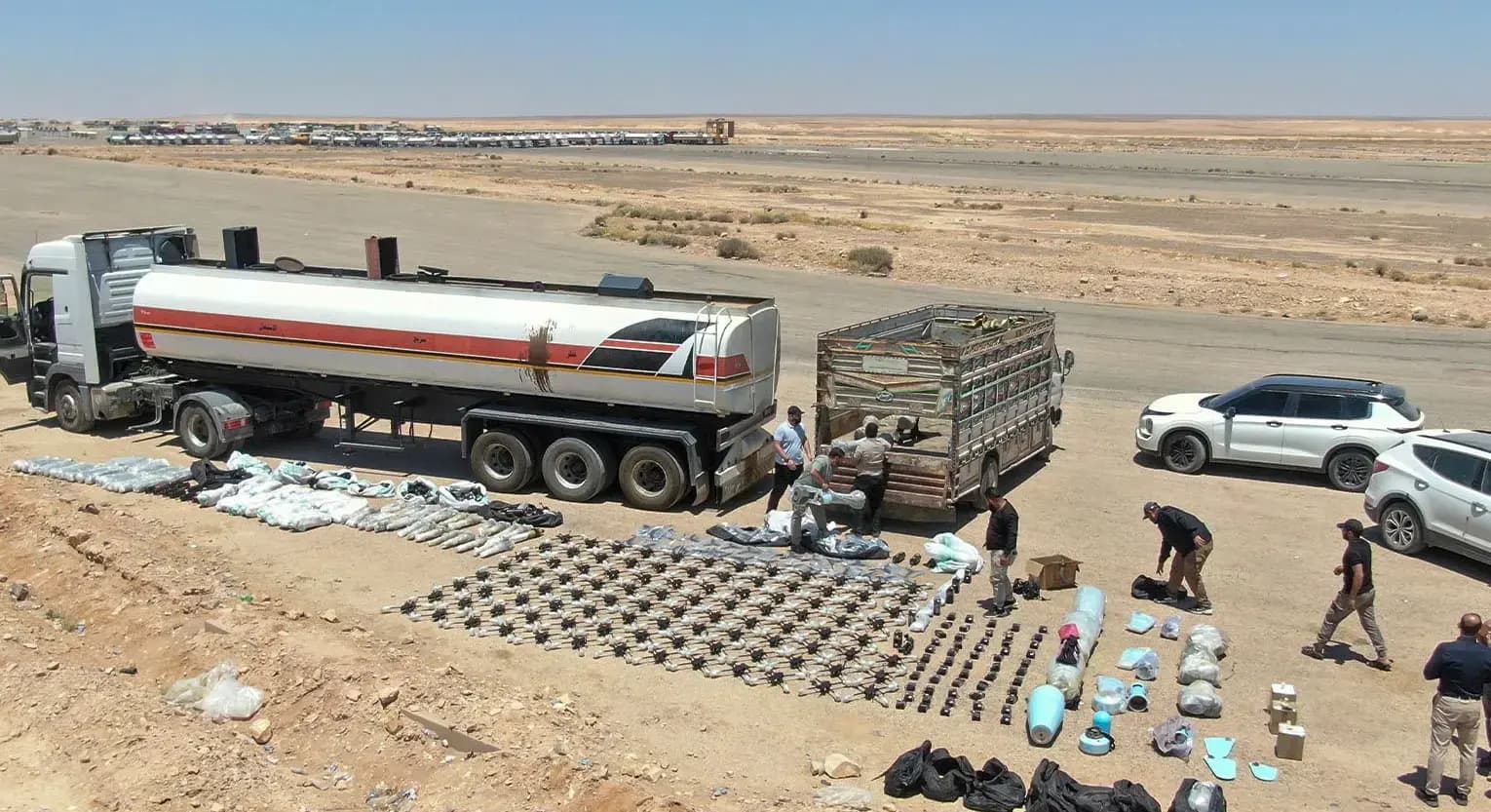 Sûriyeyê çekên ku ji Hizbulahê re diçûn di tankerekê de dîtin