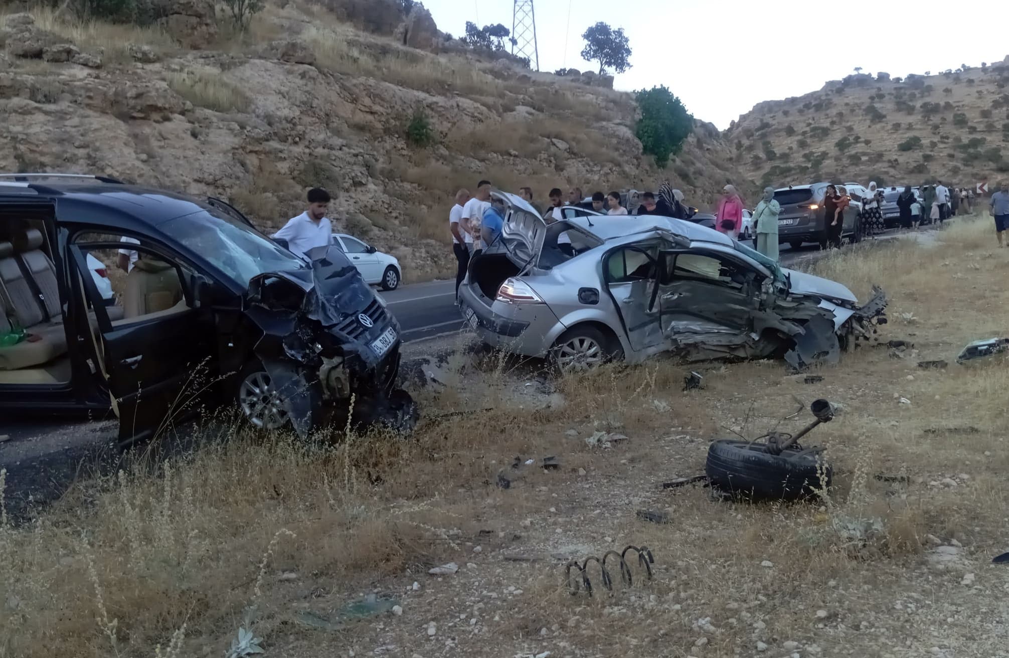 Li Mêrdînê qeza: Zarokek mir û 7 kes jî birîndar bûn