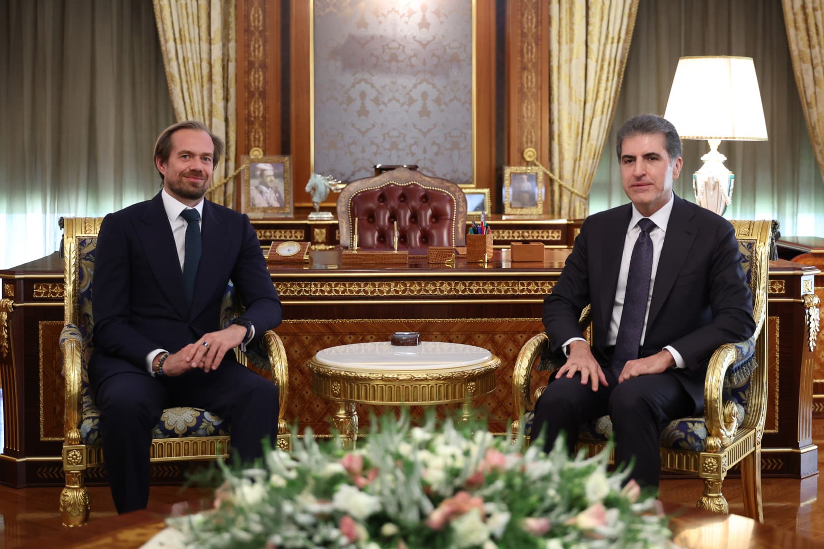 Konsulê Brîtanyayê ji Nêçîrvan Barzanî xatir xwest